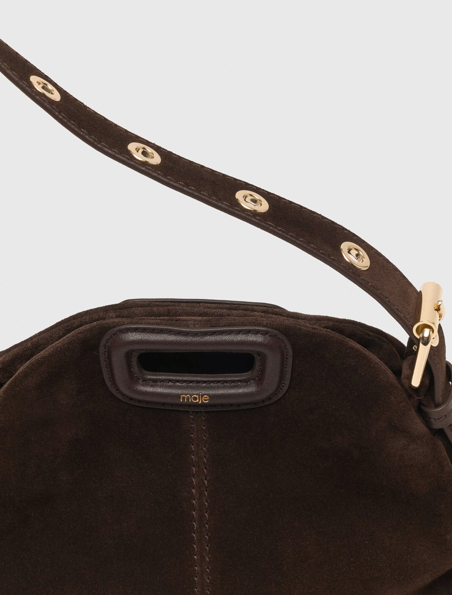 Miss M mini suede leather bag