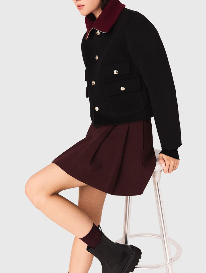 Reversible double-faced jacket