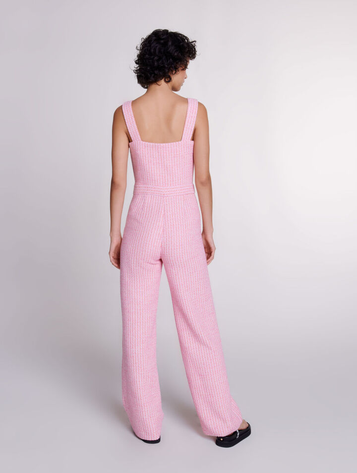 Tweed dungarees