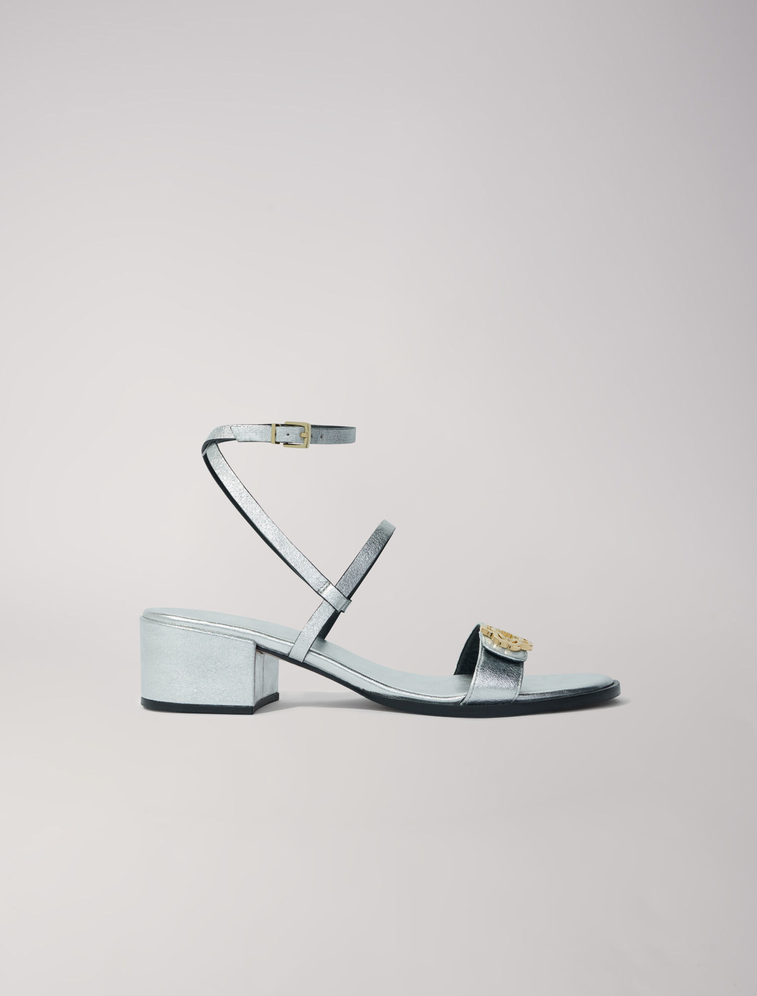 Leather strappy sandals