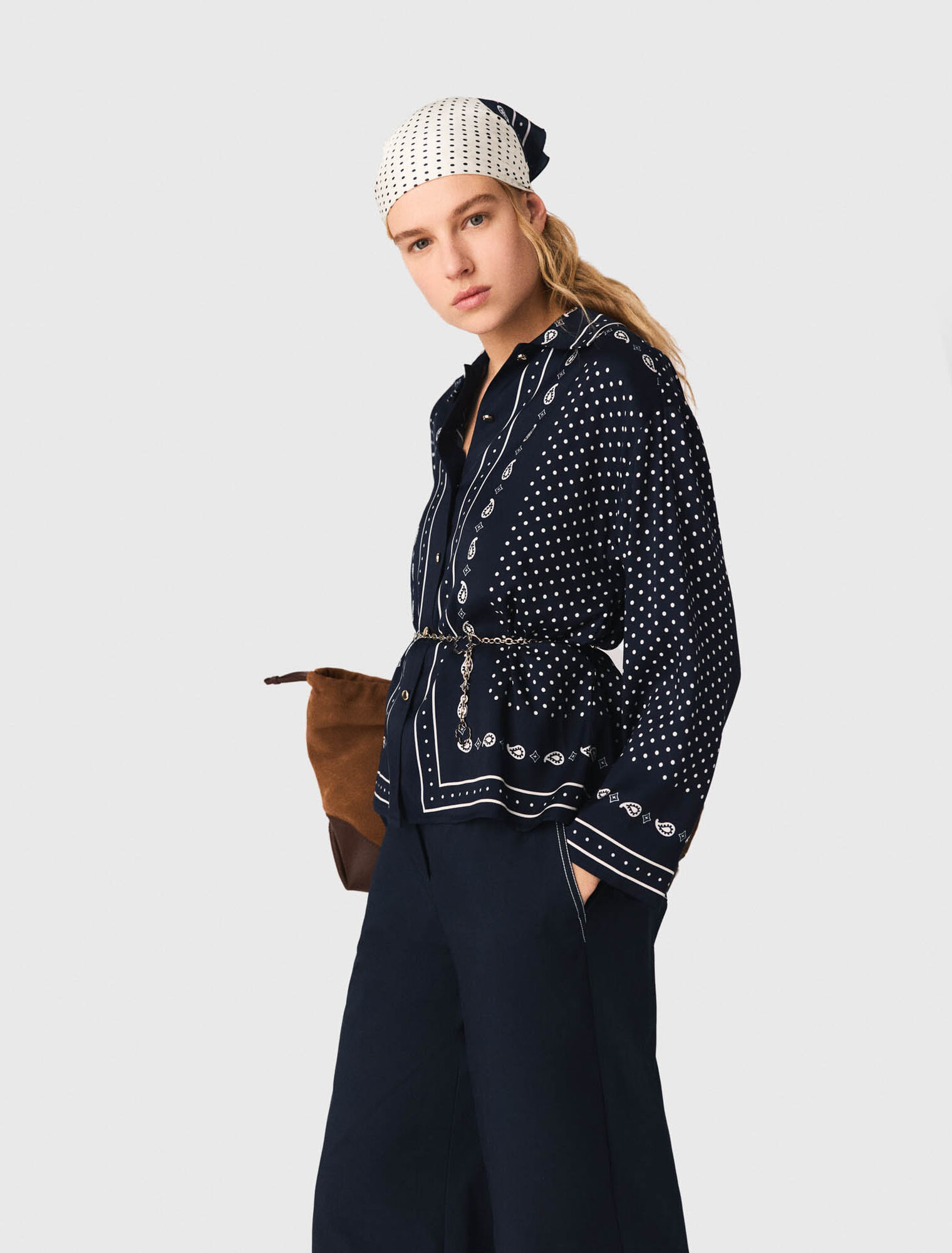 Flowing printed shirt