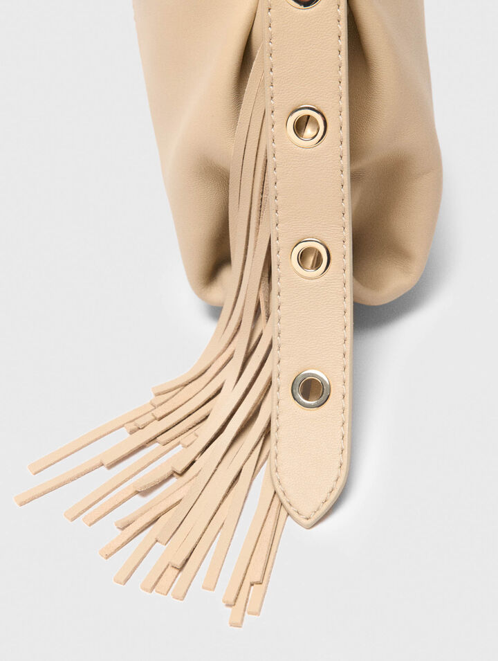 Plain leather mini Miss M bag