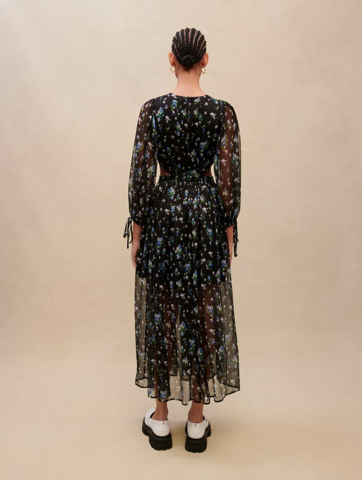 Long cut-out dress