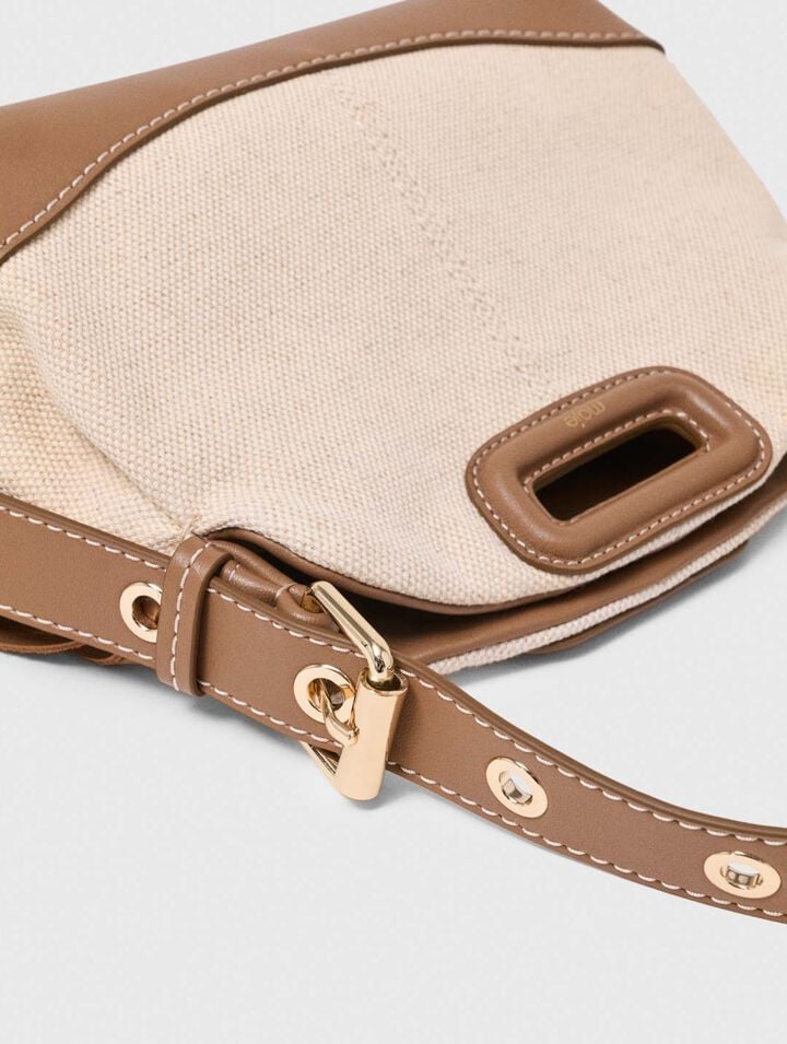 Canvas and leather Miss M Mini bag