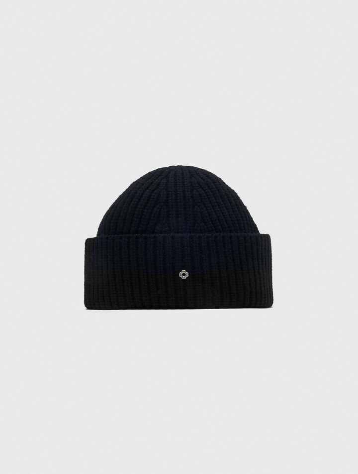 Wool and cashmere hat