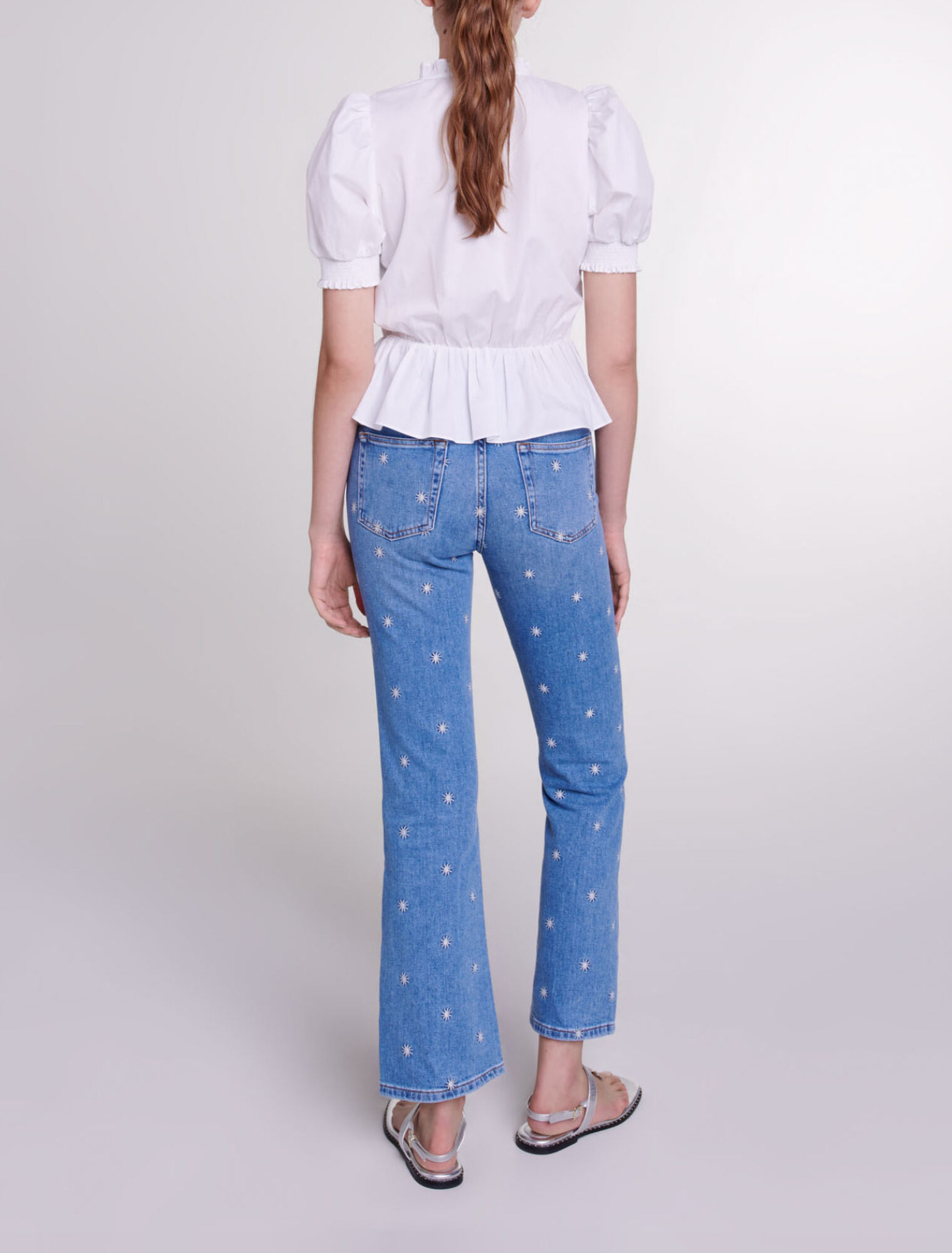 Embroidered jeans