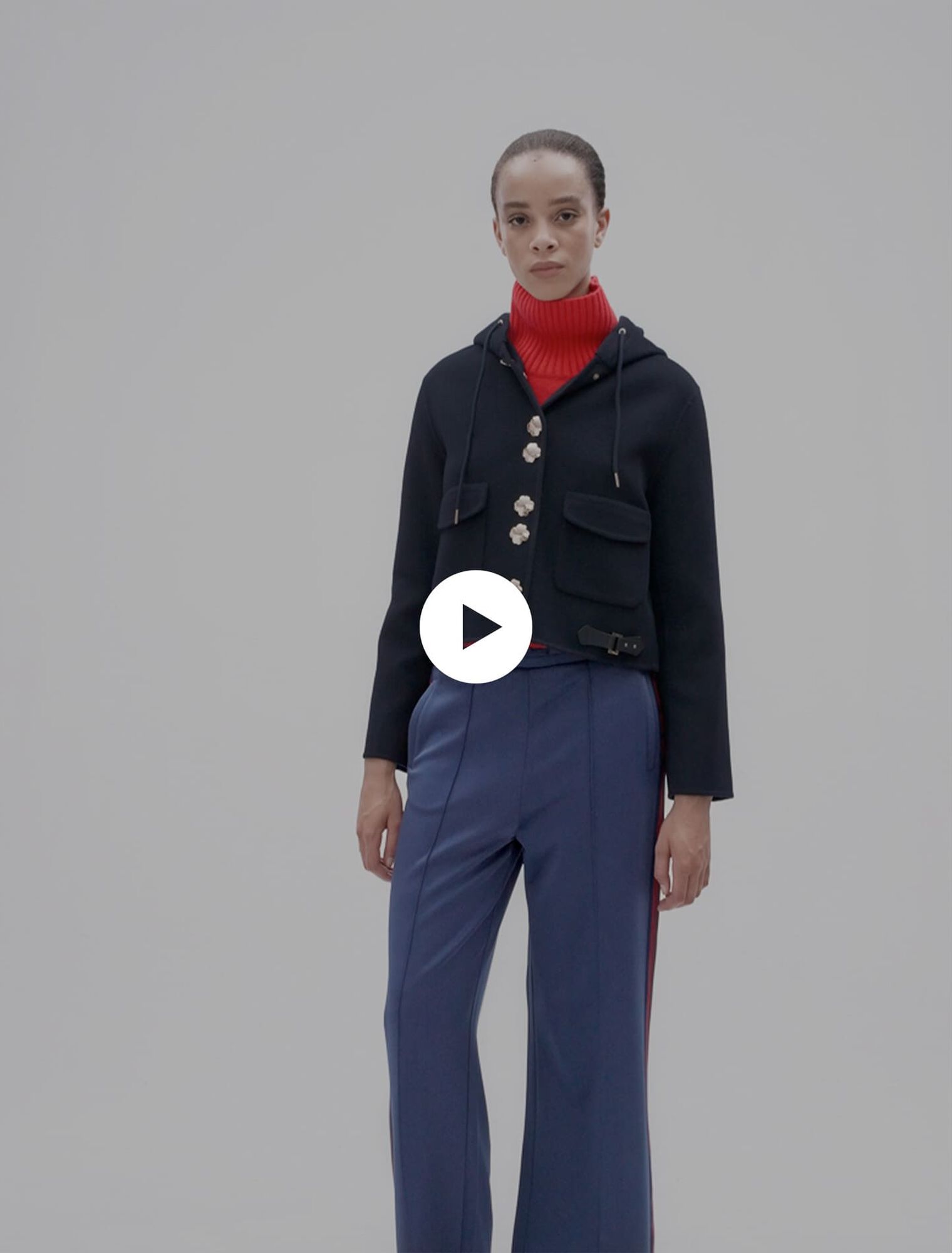 Double-faced short jacket