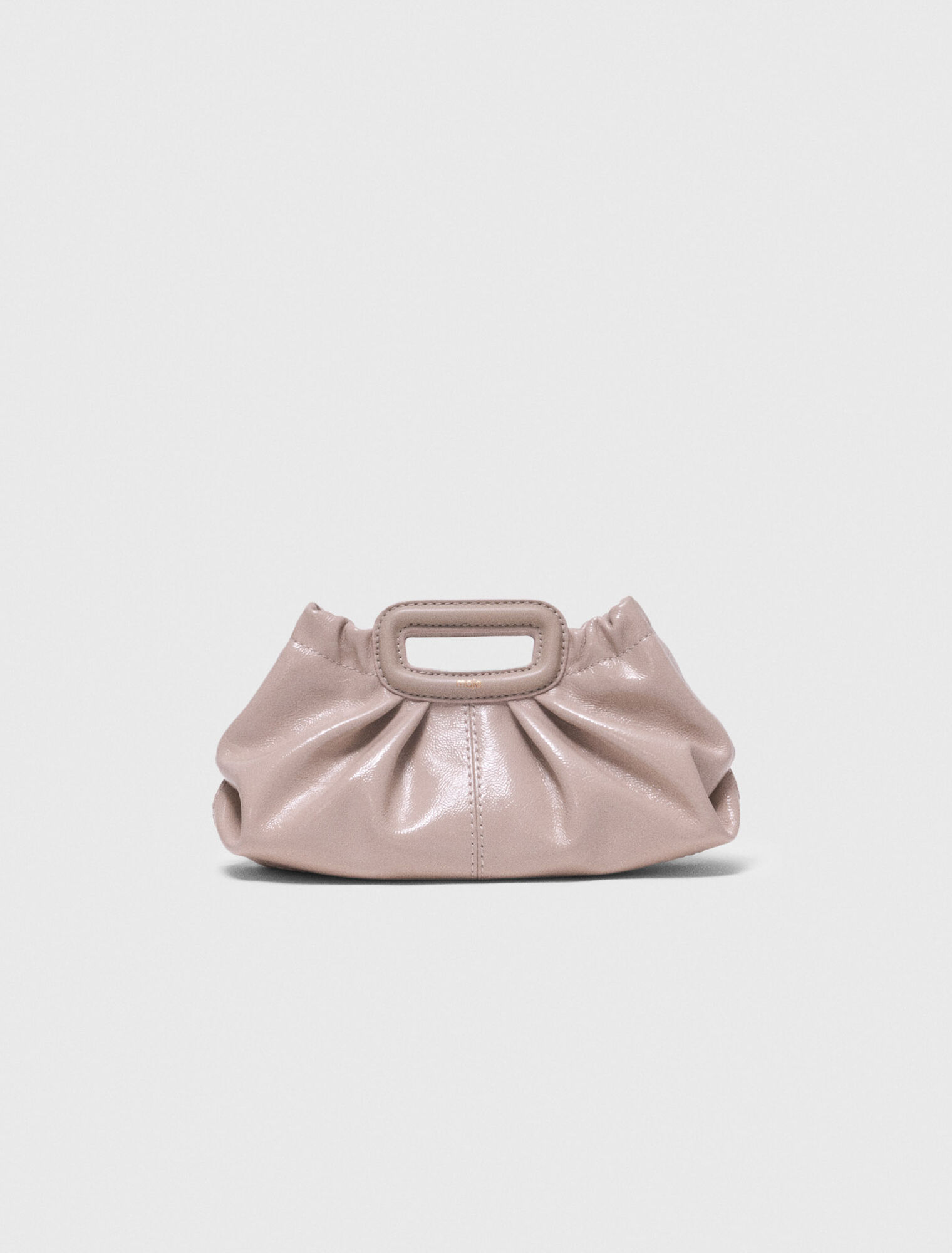 Mini naplak leather clutch