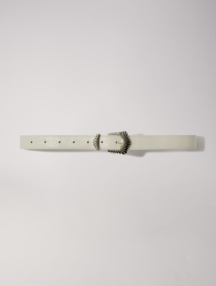 Belt with buckle