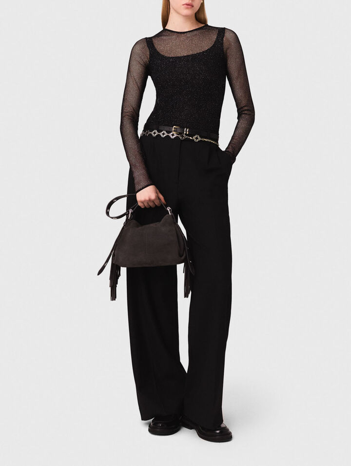 Jersey diamant&eacute; top