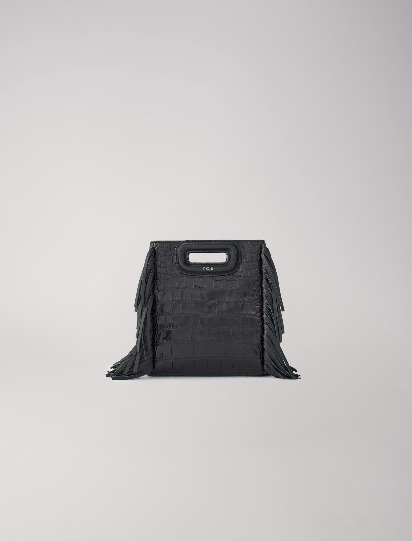 Maje sac frange clearance