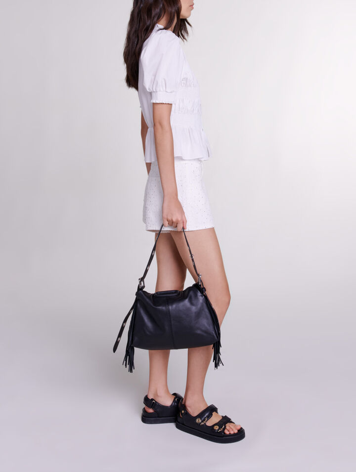 Smocked shirt