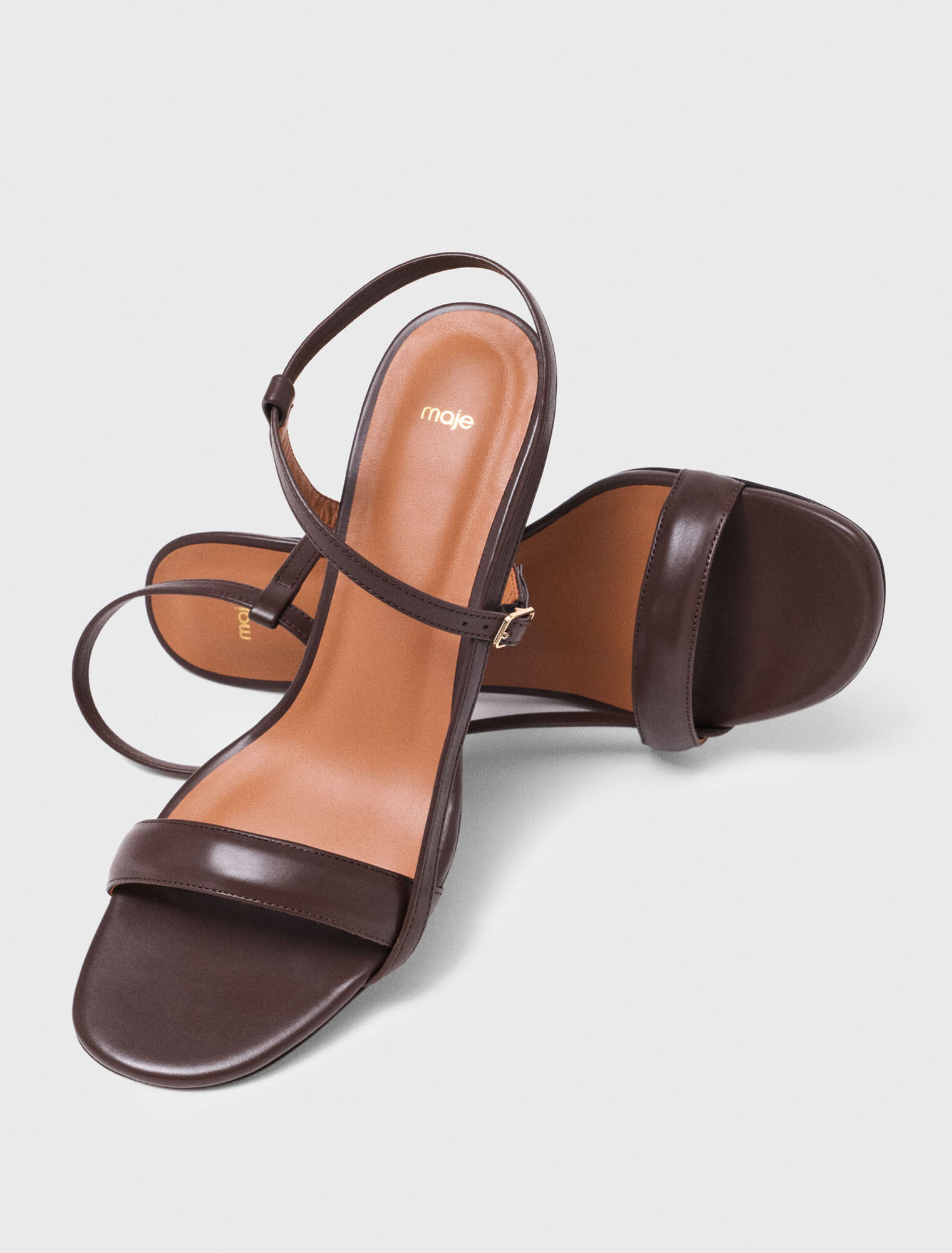 Strappy leather sandals