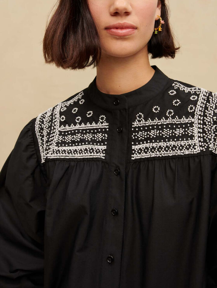 Embroidered detail shirt
