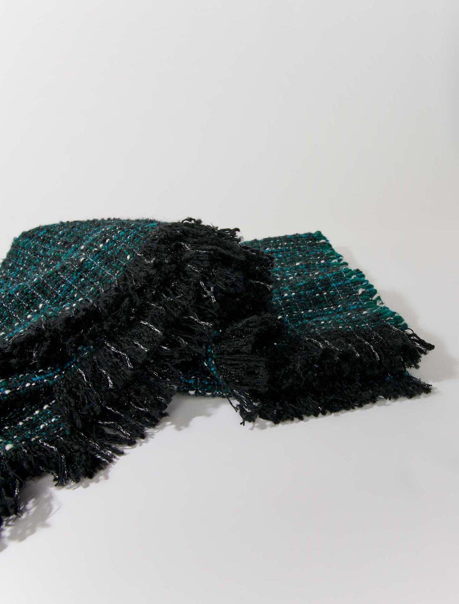 Tweed poncho