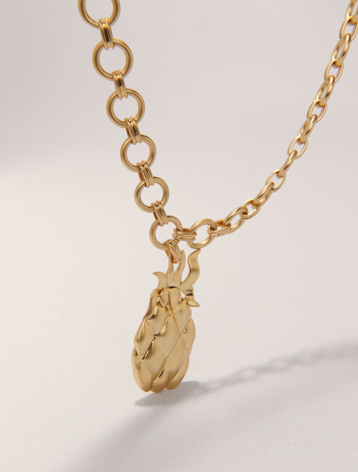 Pineapple long necklace