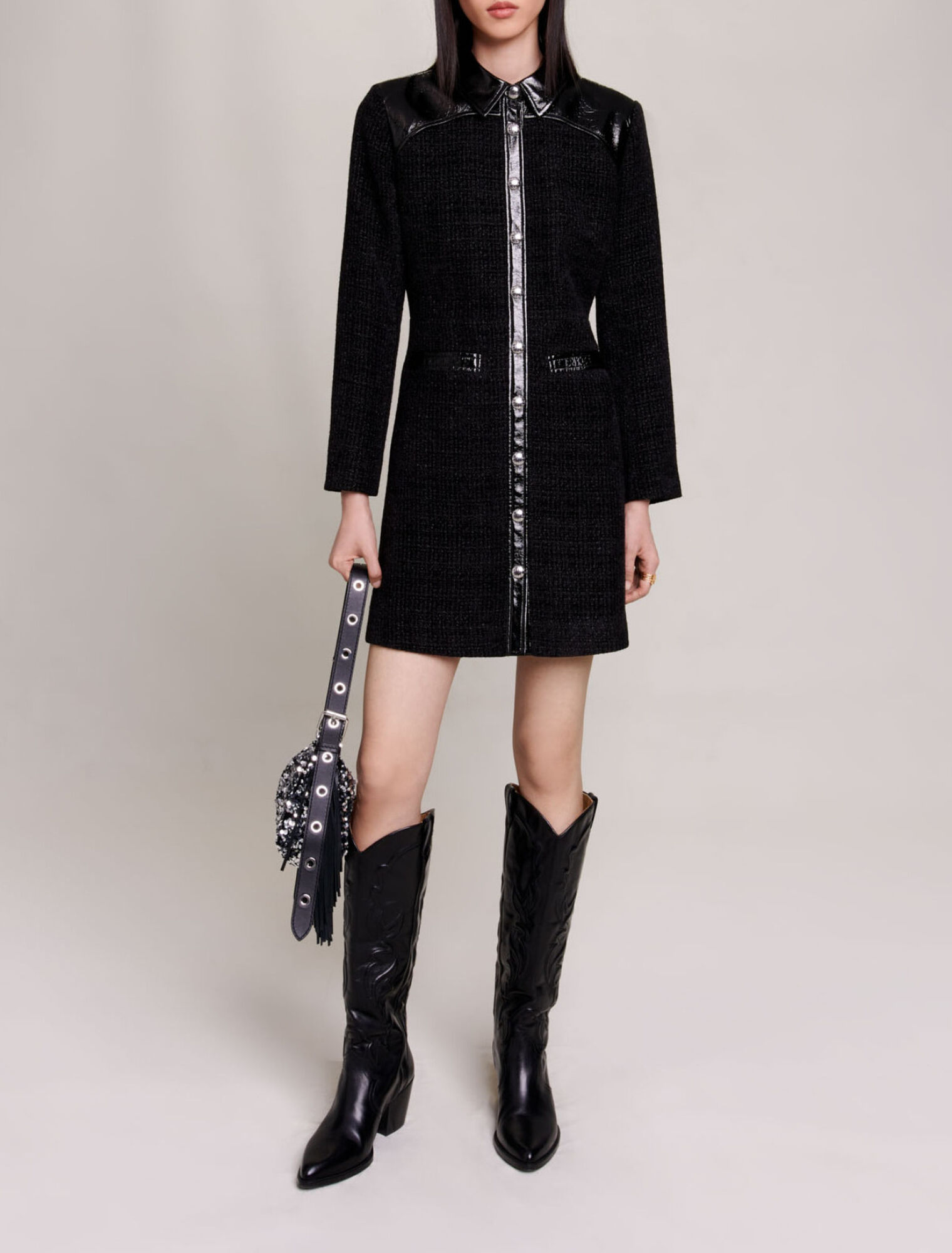 Short tweed dress