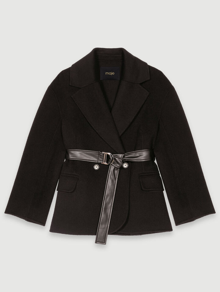 Short tied coat