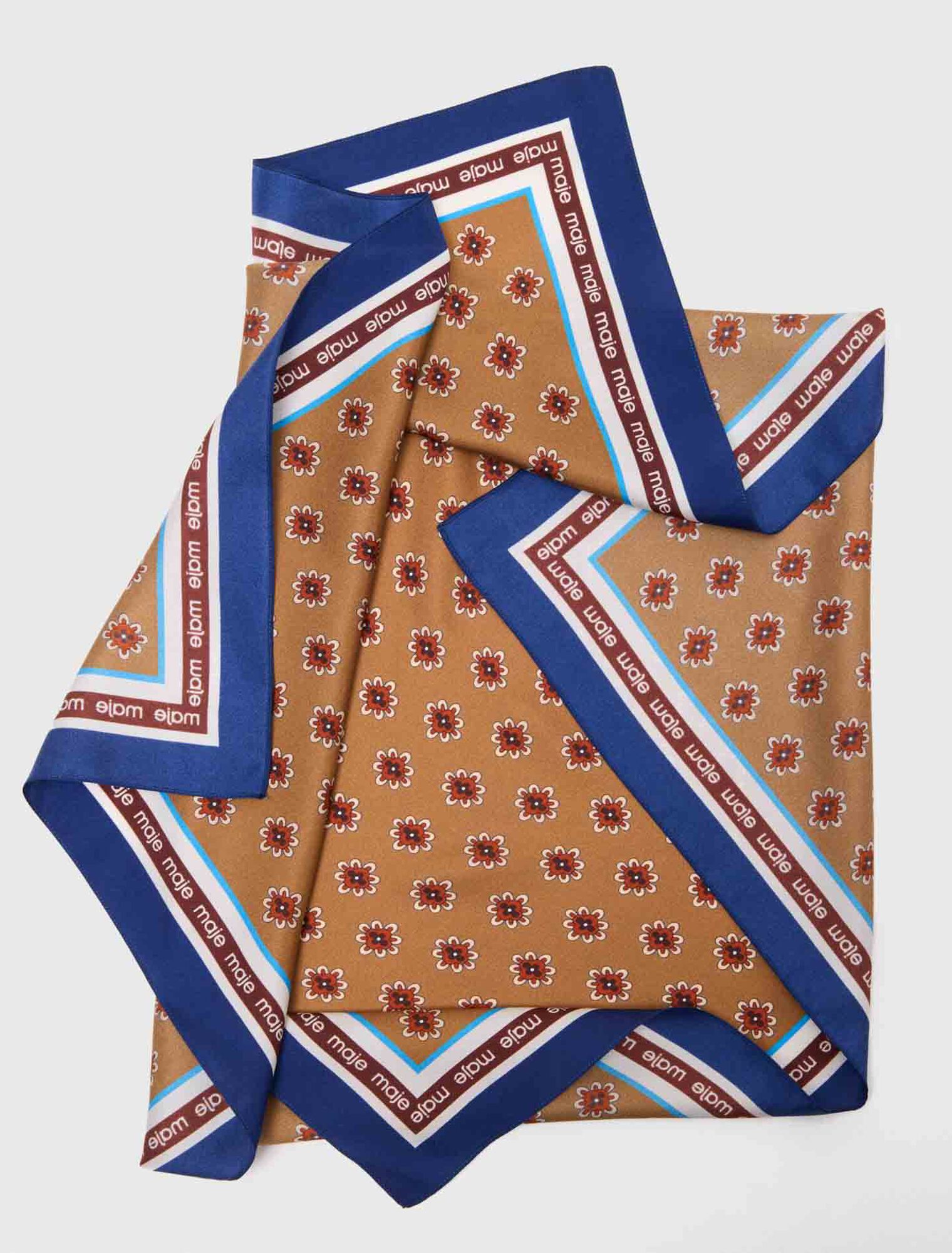 Floral print bandana