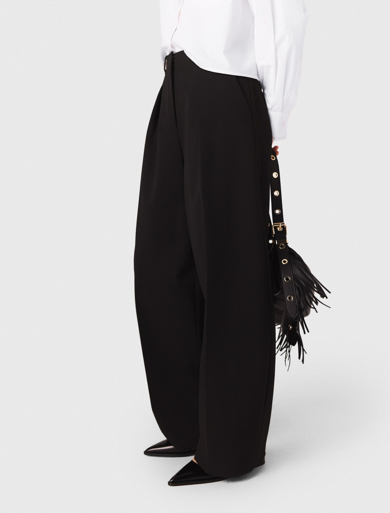 Balloon suit trousers