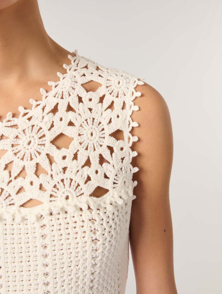 Short crochet dress