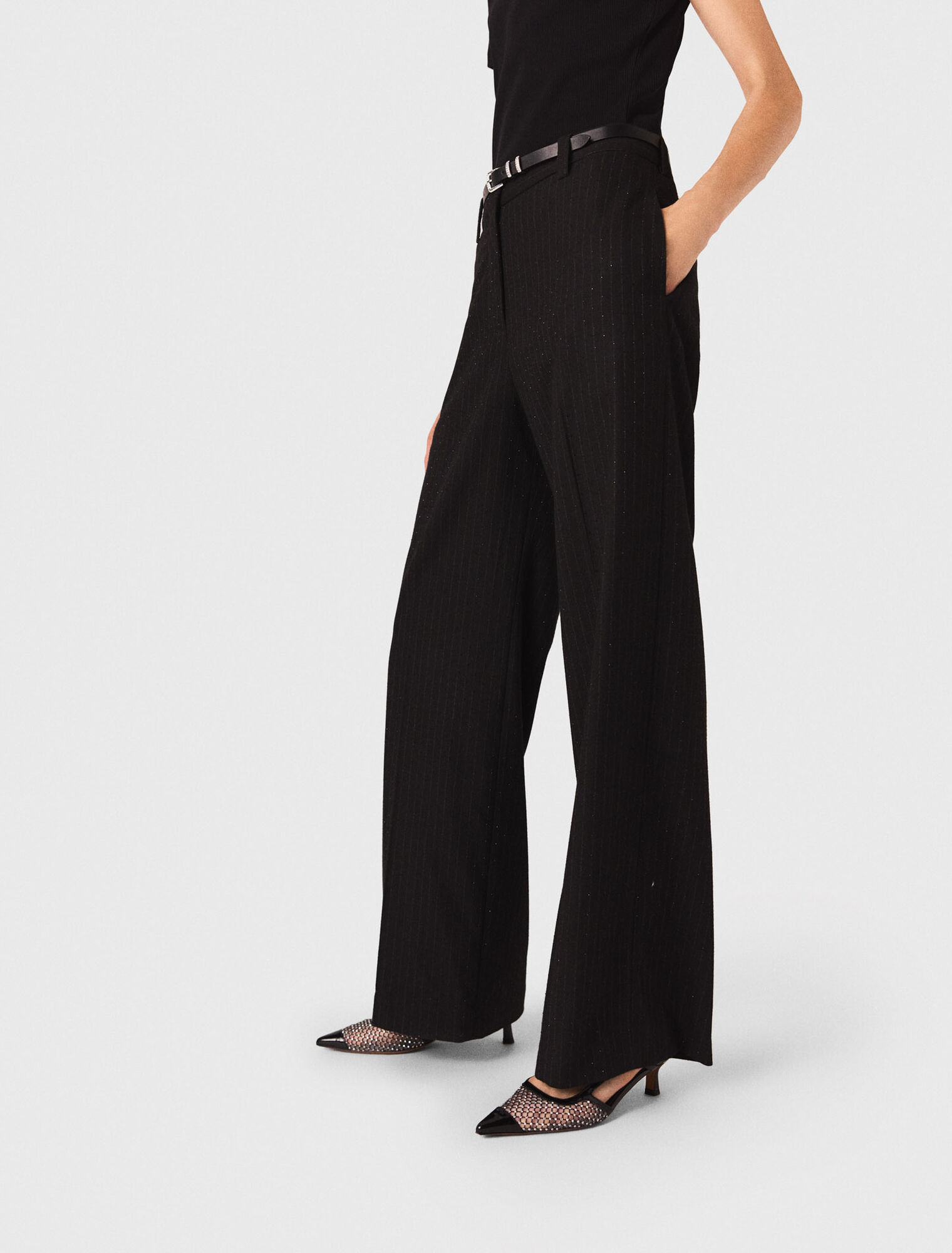 Rhinestone suit trousers