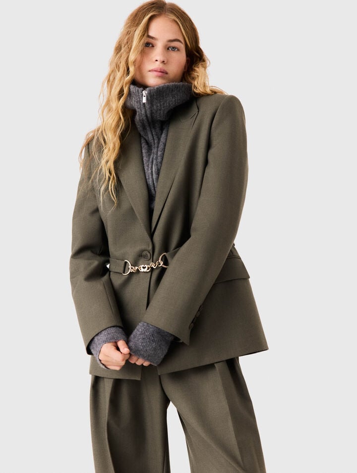 Single-breasted suit jacket
