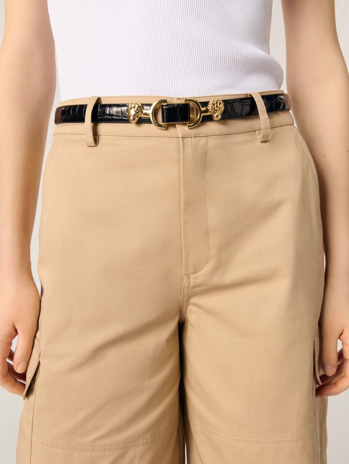Cotton Bermuda shorts