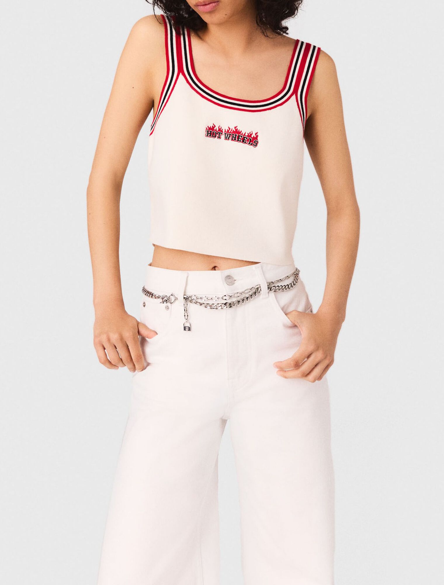 Knit crop top