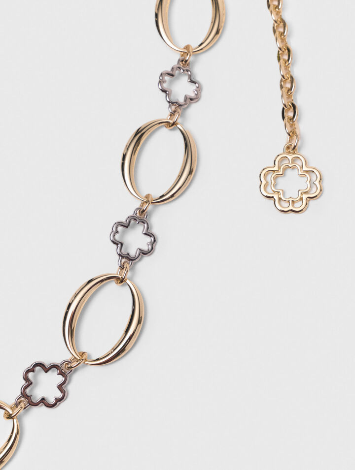 Clover link jewellery belt