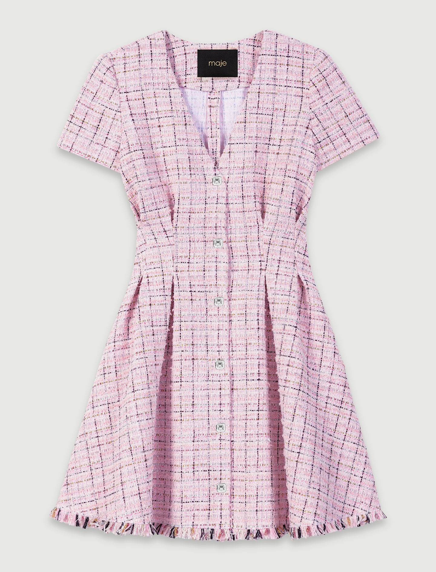 Robe tweed maje outlet