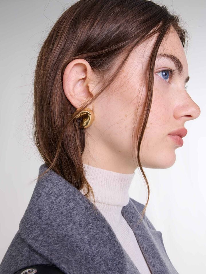 Fortune cookie earrings