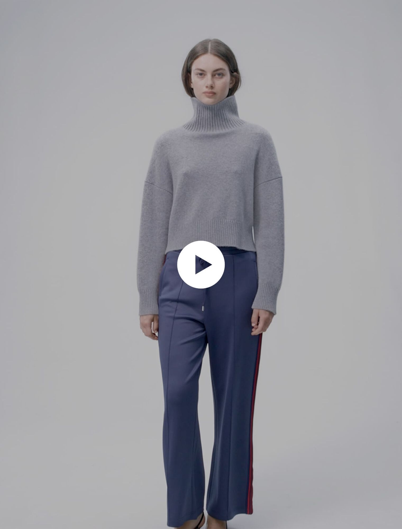Striped trousers
