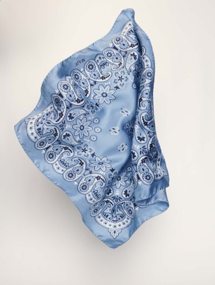 Bandana print scarf