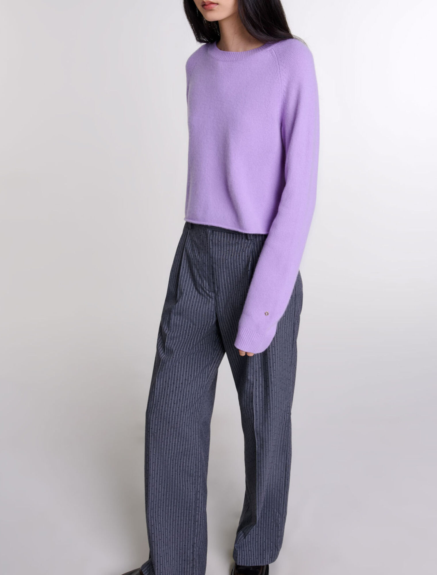 Rhinestone suit trousers