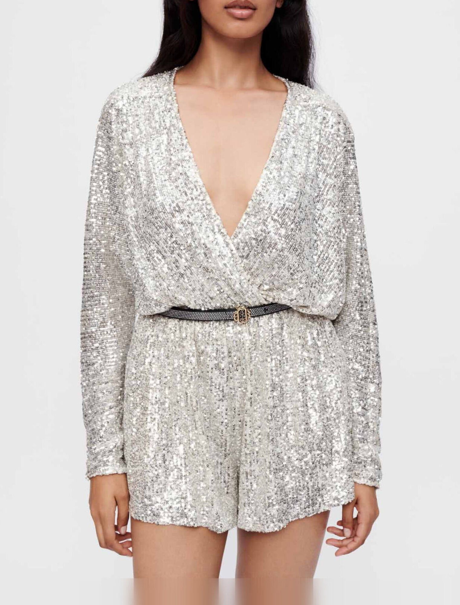 Sequin short jumpsuit