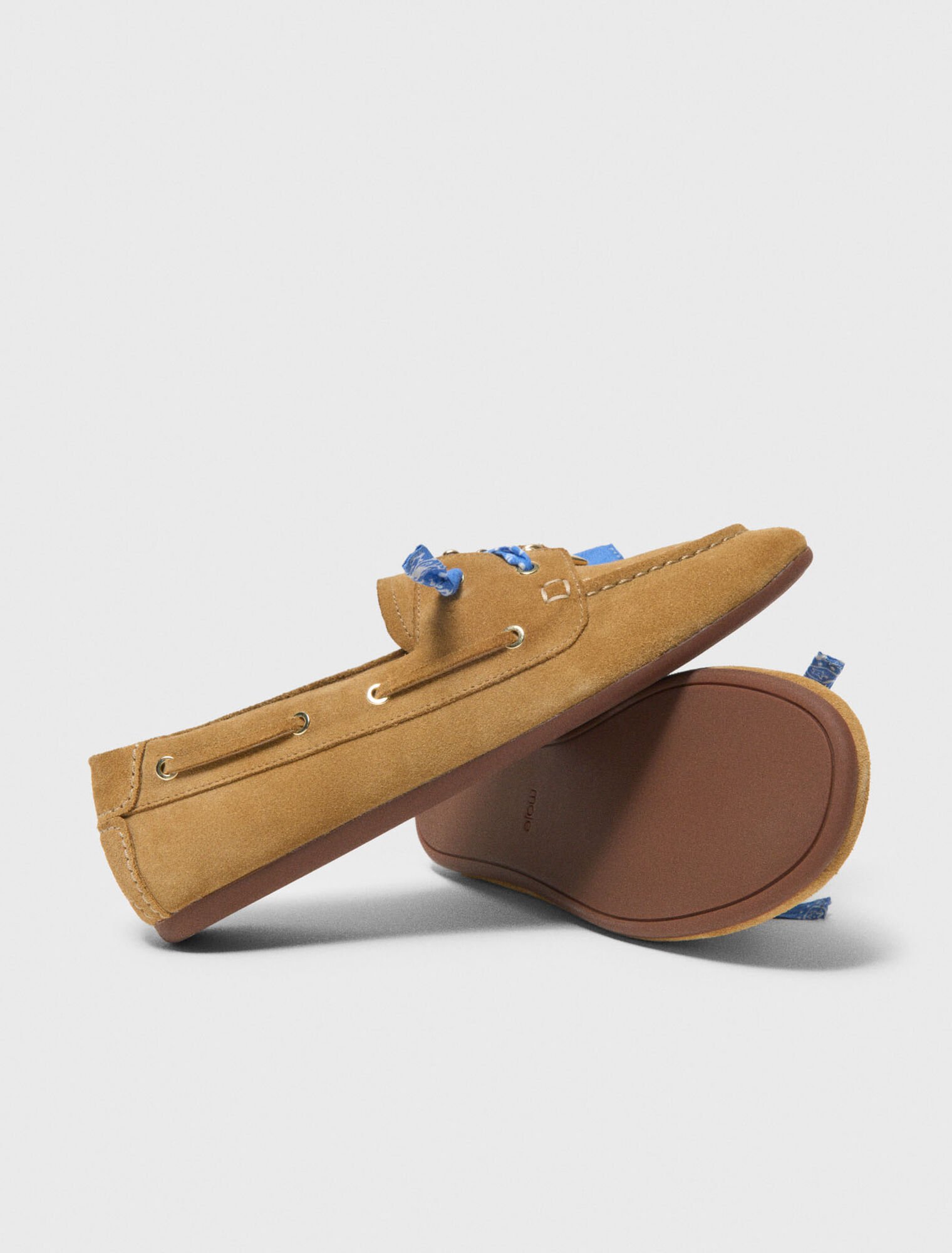 Suede boat shoes