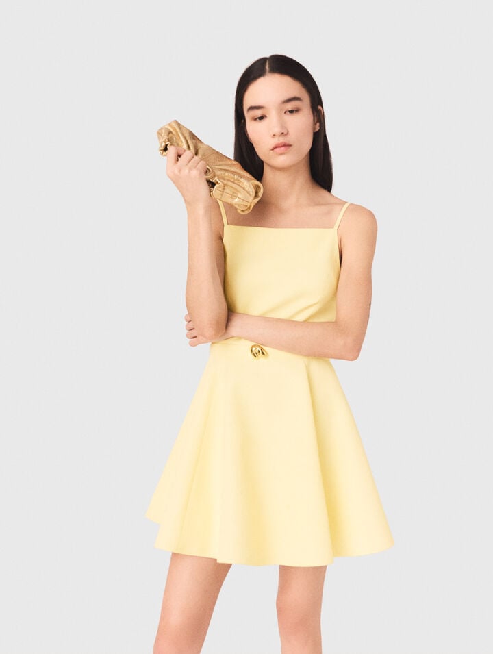 Strappy flared dress