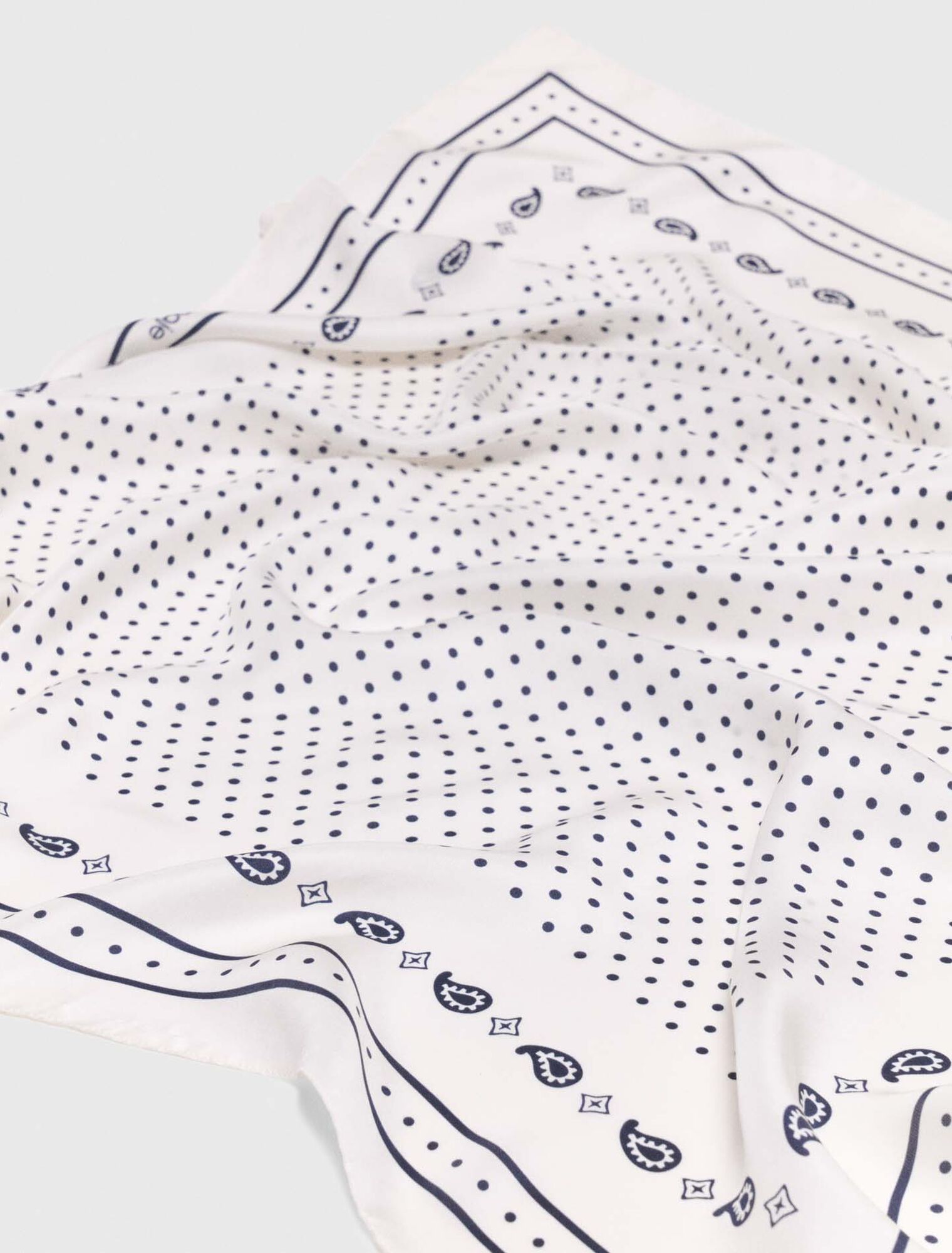 90x90 printed silk scarf