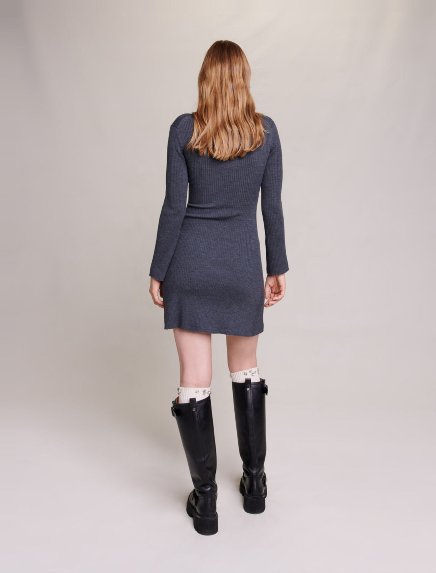 Short knit dress