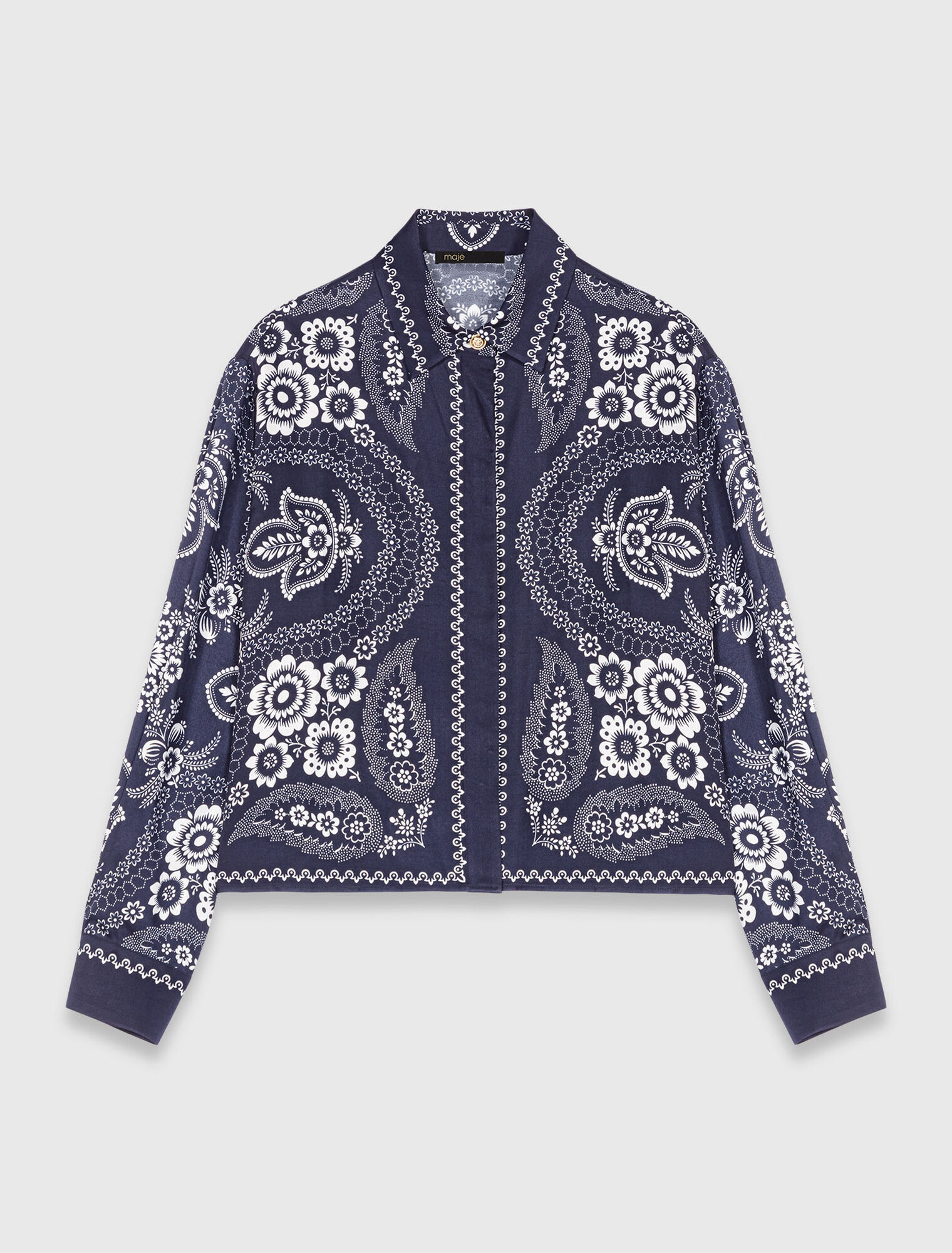 Flowing printed shirt