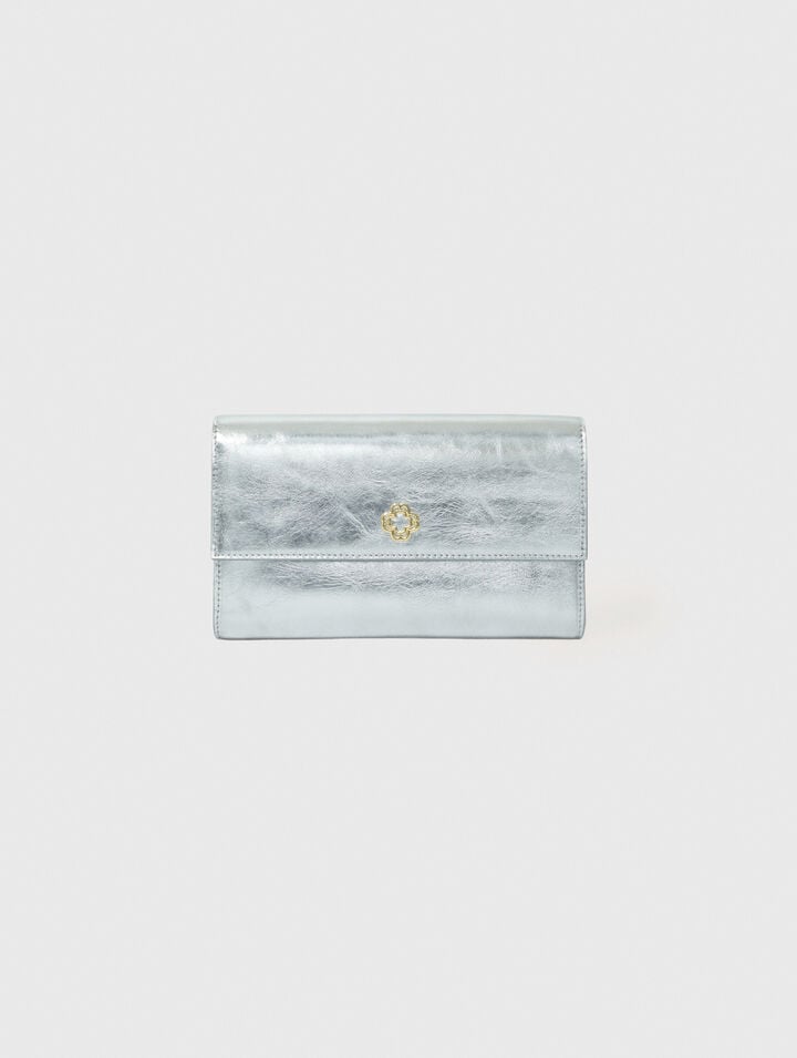 Metallic wallet bag