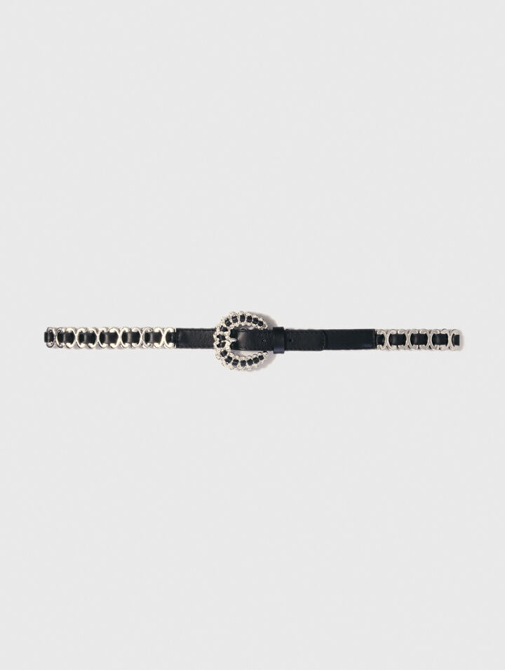 Mixed jewellery buckle chain belt
