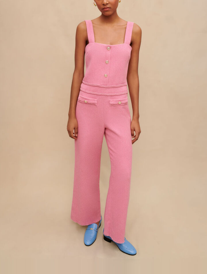 Tweed pant suit