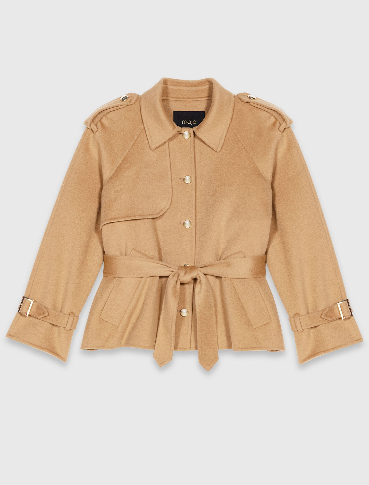 Short double-faced coat