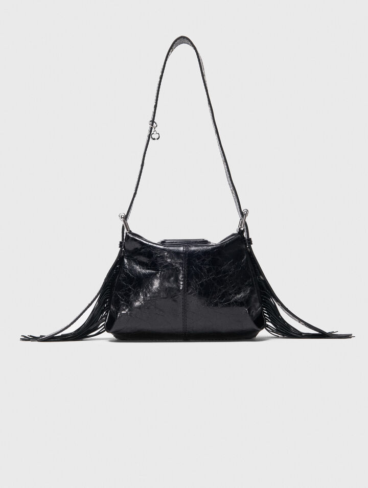 Miss M mini cracked leather bag