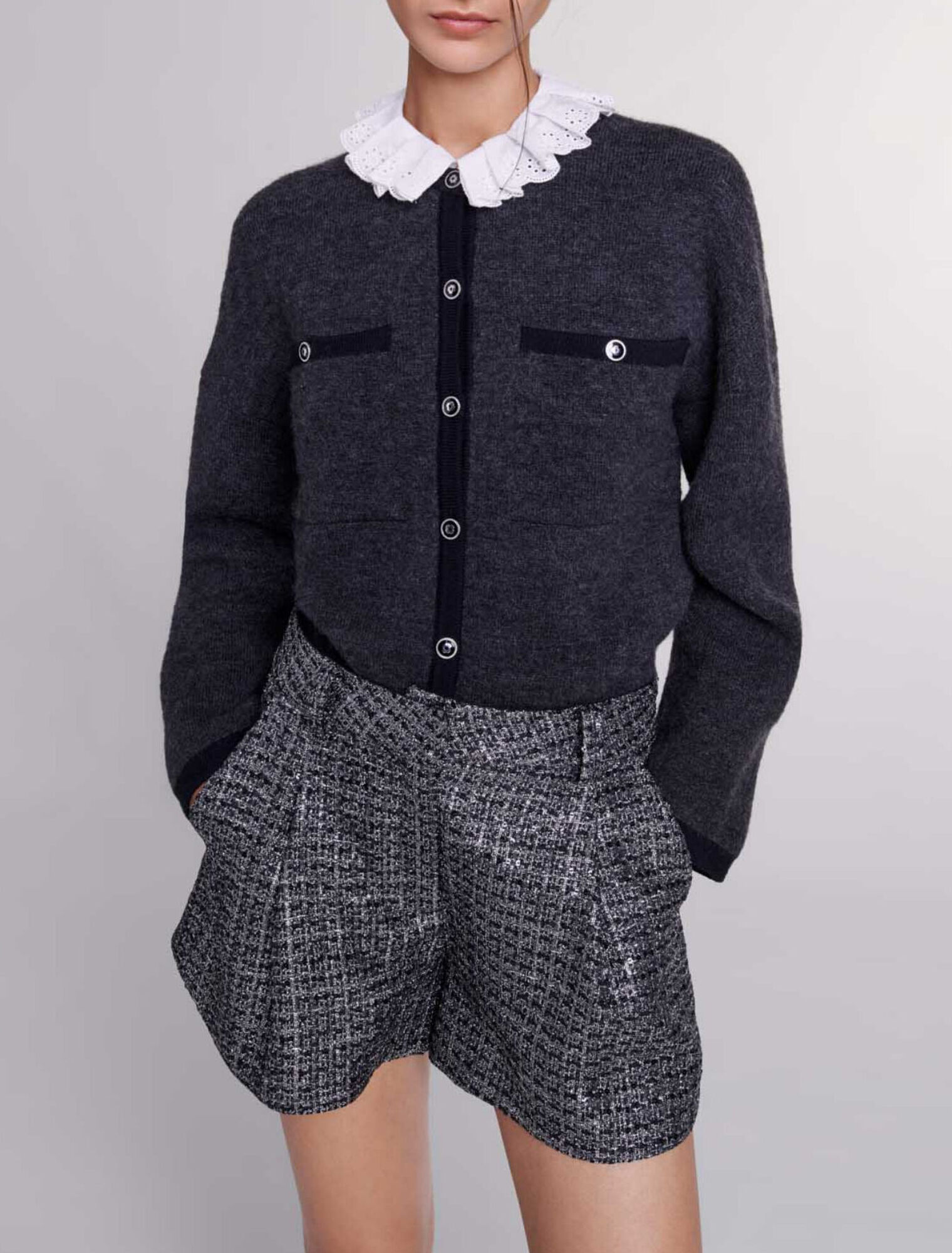 Tweed shorts