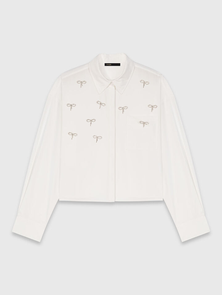Jewel detail shirt