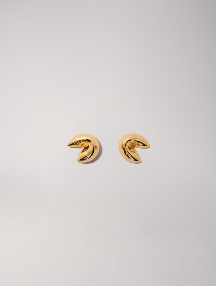 Fortune cookie earrings