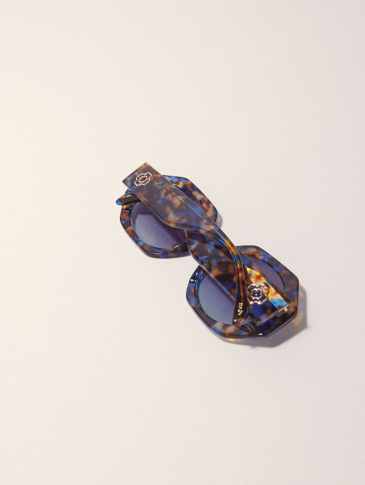 Round acetate tortoiseshell glasses